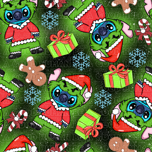 Christmas Grinch 40 Stitch