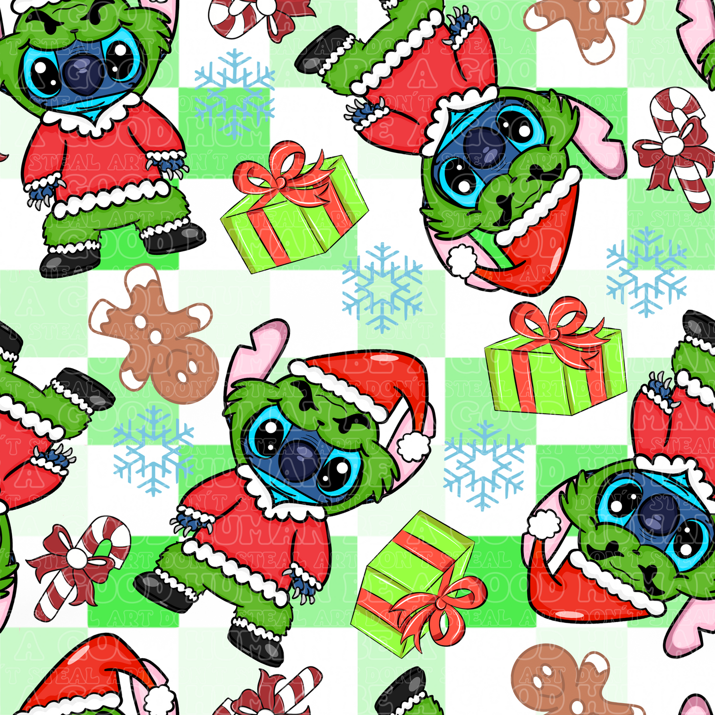 Christmas Grinch 39 Stitch
