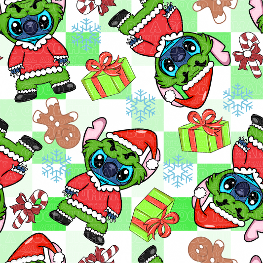 Christmas Grinch 39 Stitch