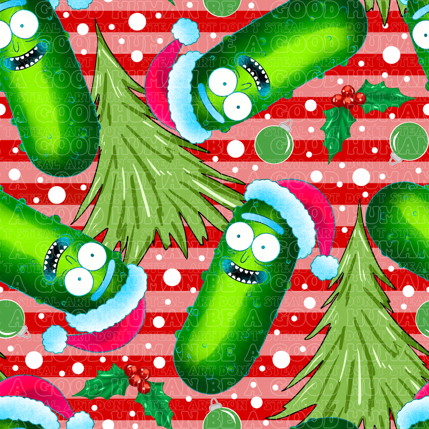 Christmas Santa pickles