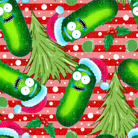 Christmas Santa pickles