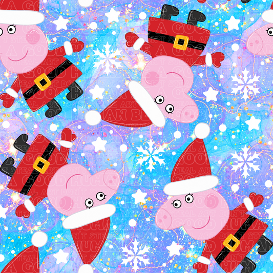Christmas Peppa Pig blue