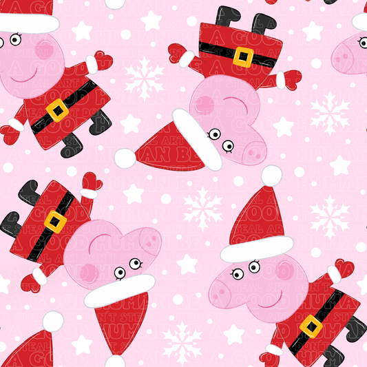 Christmas Peppa Pig pink