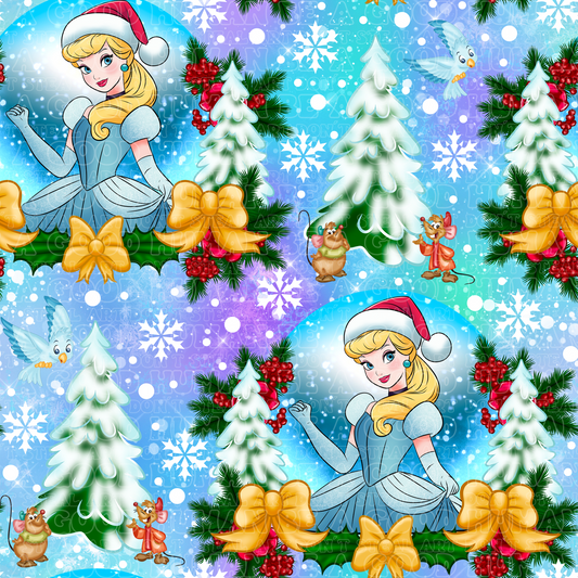 Christmas Cinderella blue