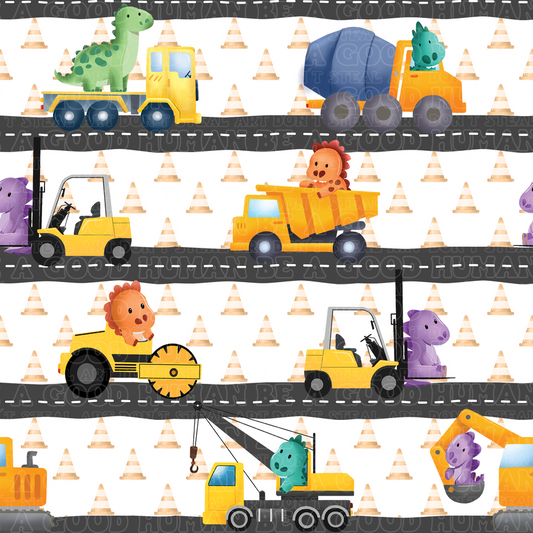 Vehicles construction dinos