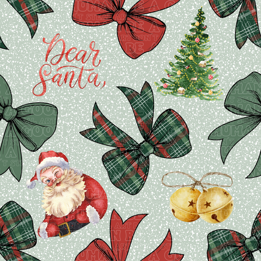 Christmas Santa bows
