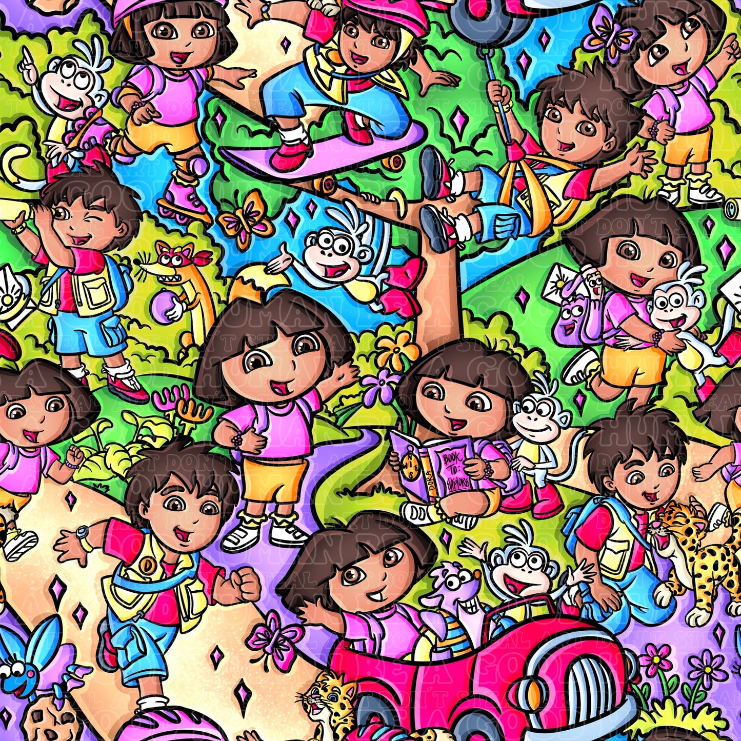 Bright Dora the explorer