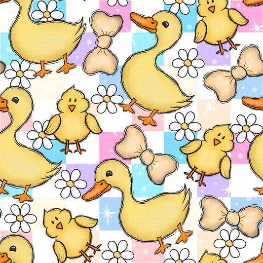 Farm animals yellow ducks 2