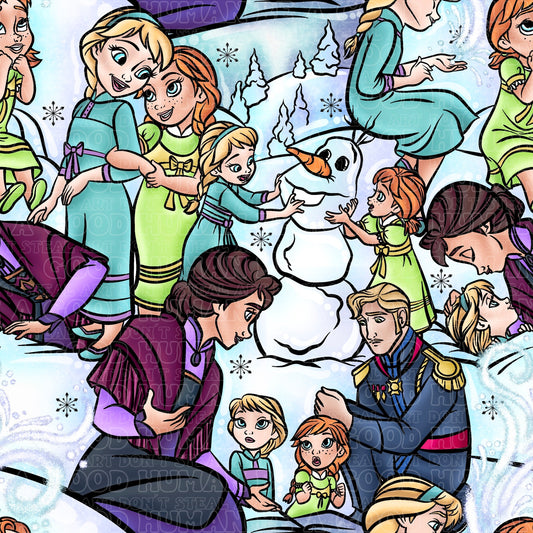 Bright Frozen childhood