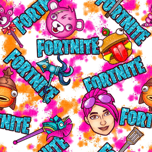 Bright Fortnite girl
