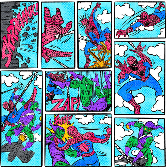 Bright Spider-Man Green Goblin