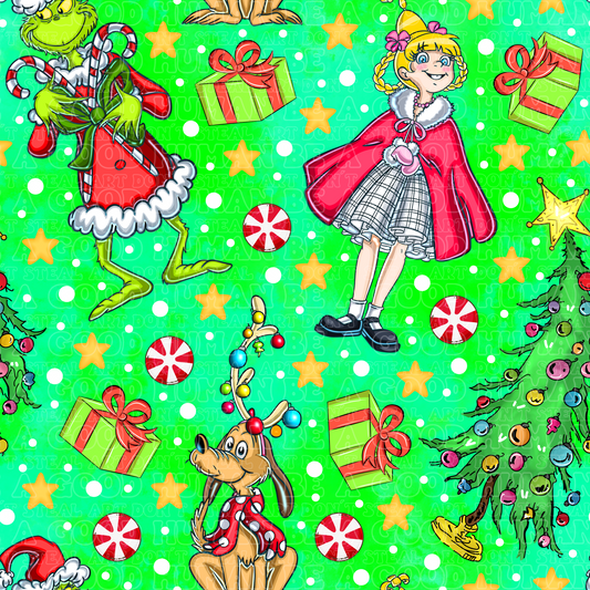 Christmas Grinch bright