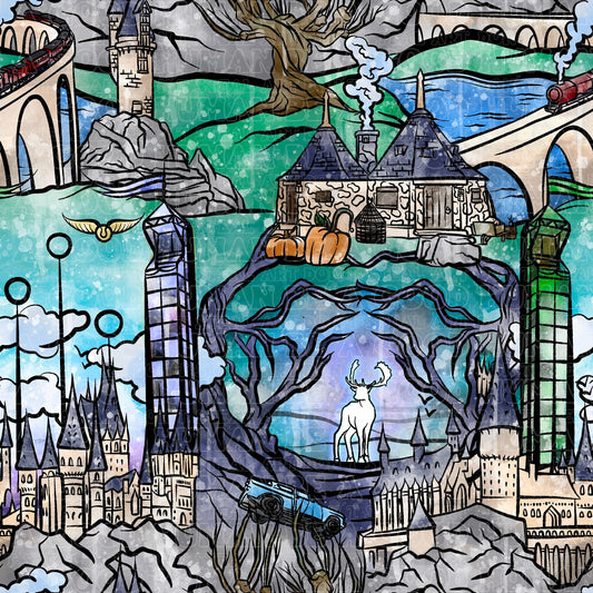 Bright Hogwarts Grounds
