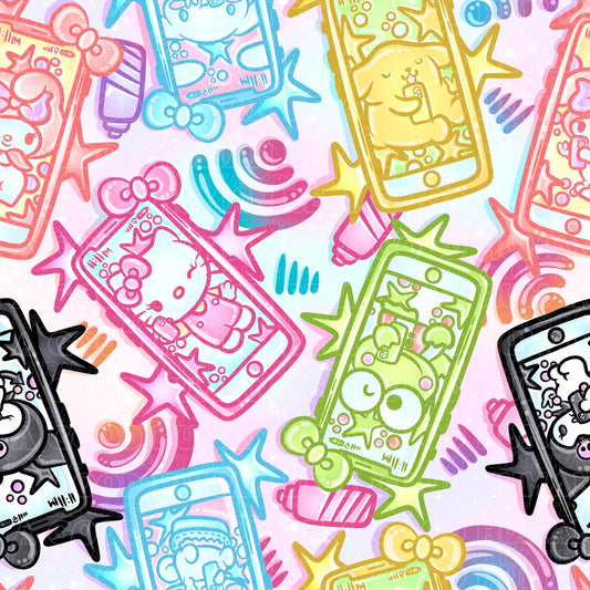 Bright Sanrio Hello Kitty Selfie