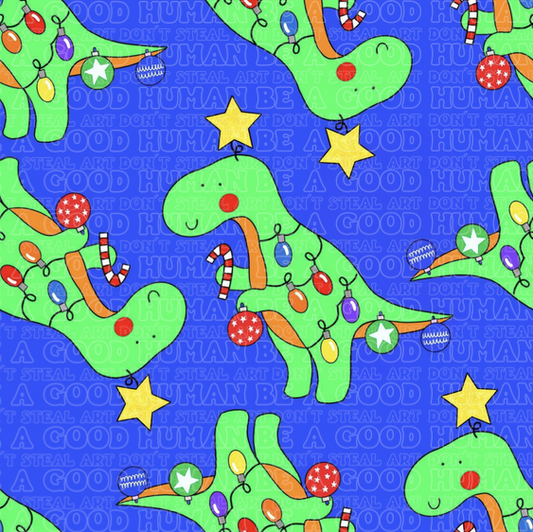 Christmas T-rex