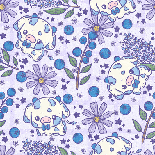 Farm animals blueberry cows 2