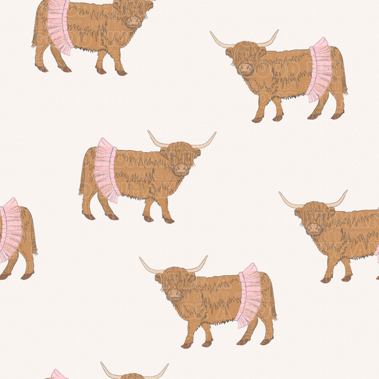 Farm animals highland cows 2