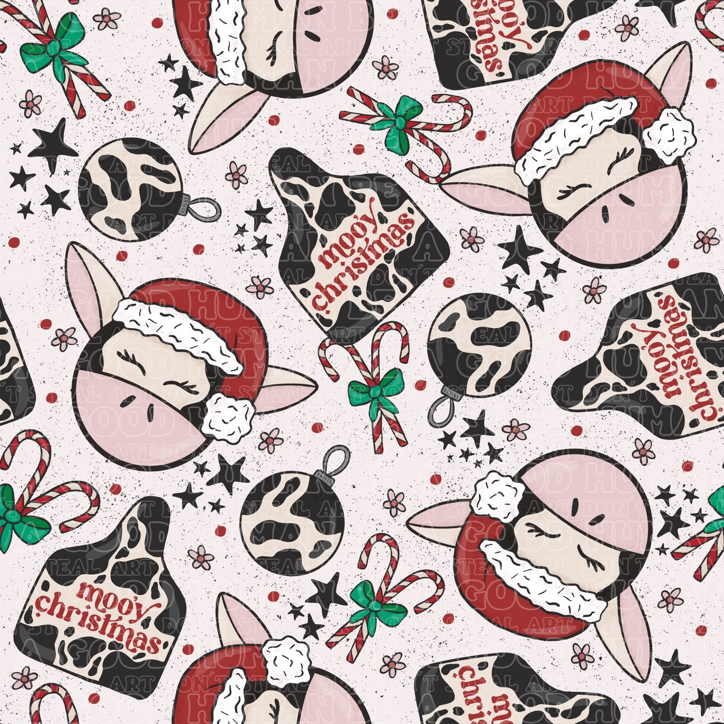 Christmas cows