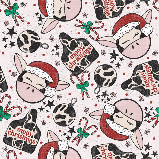 Christmas cows