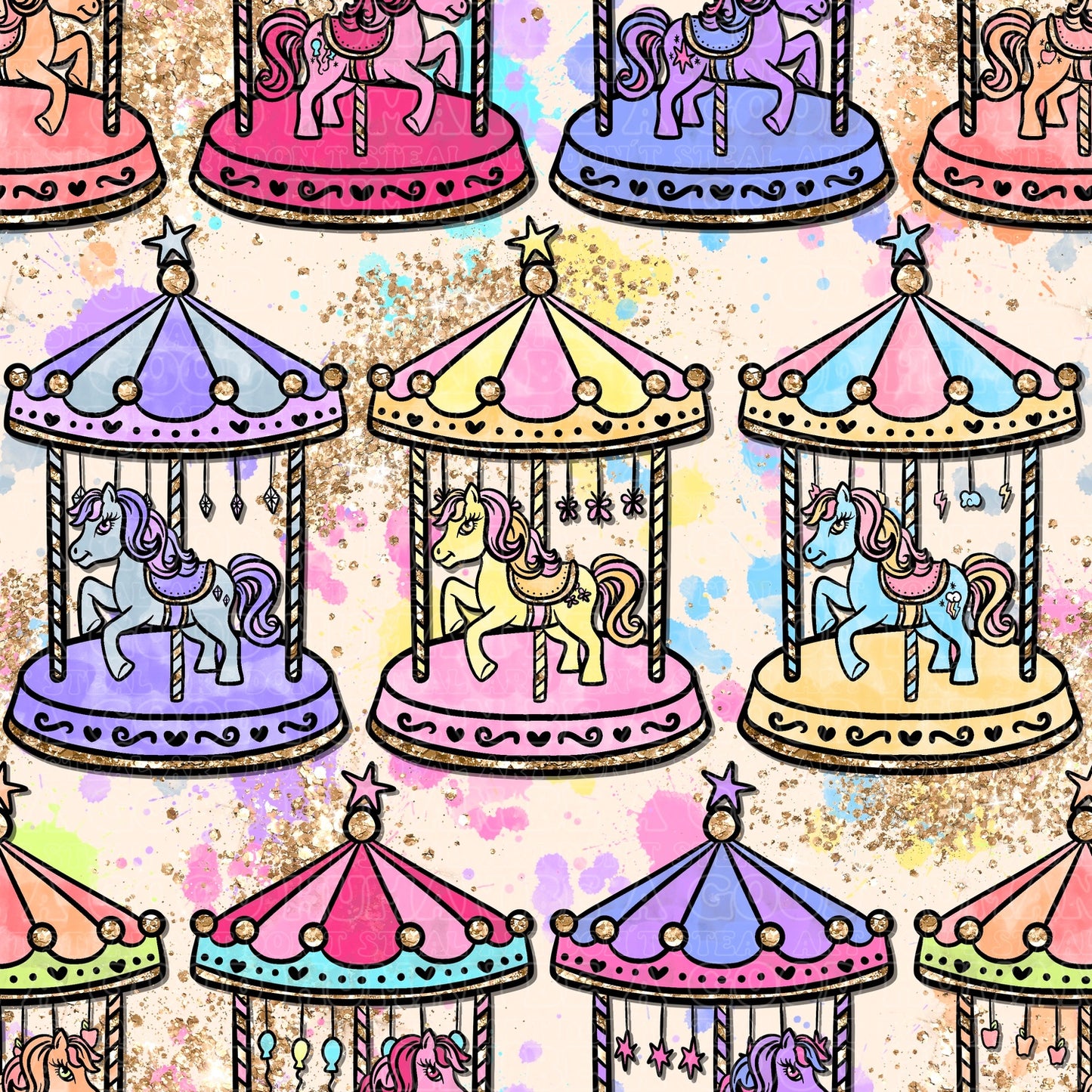 Bright My little pony carousel