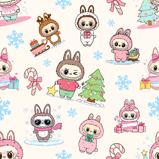 Christmas Labubu cream
