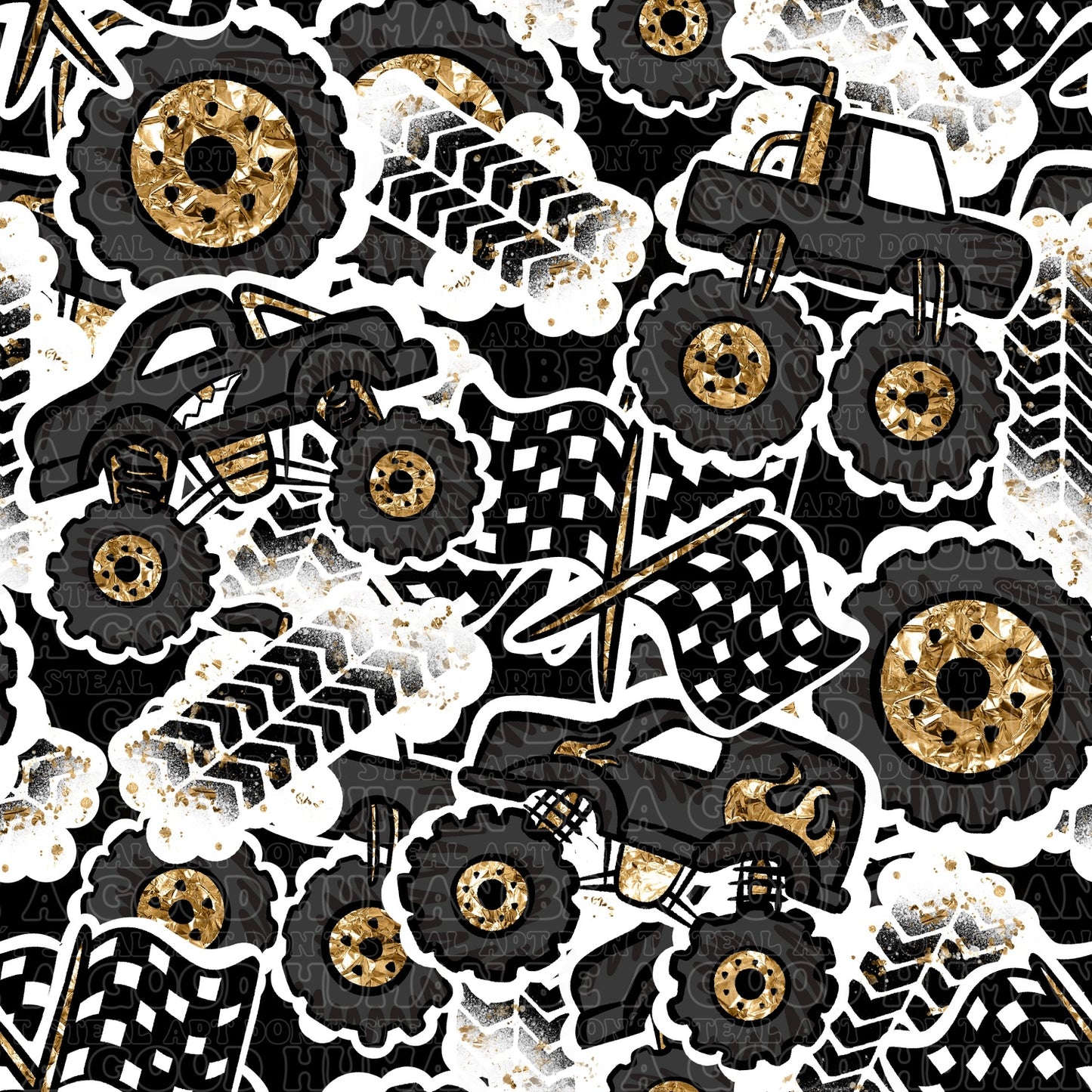 Bright Monster Trucks