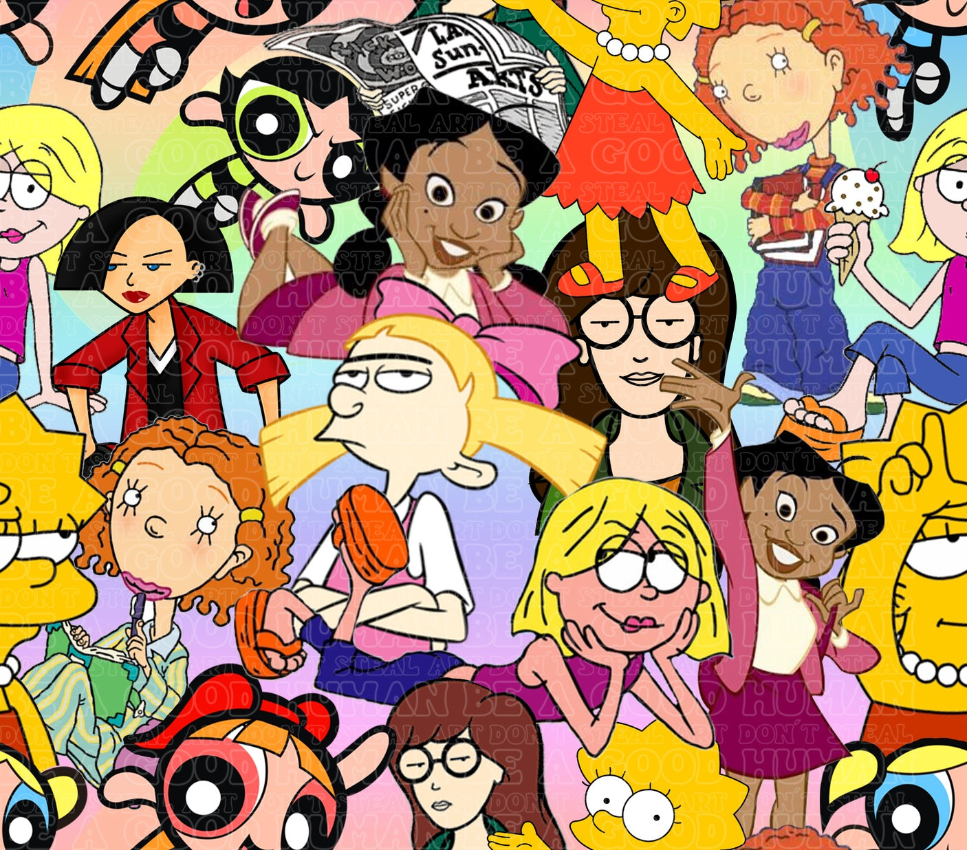 Bright Nickelodeon mash up