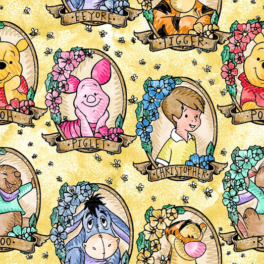 Bright Pooh and Friends yellow
