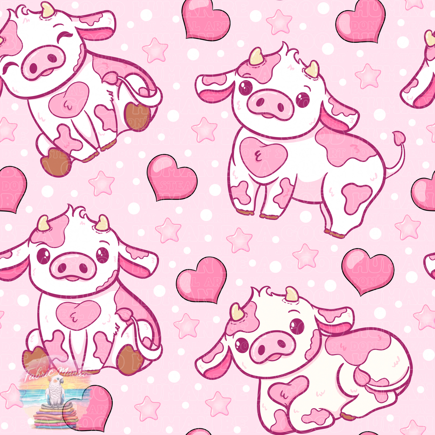 Farm pink cow 4