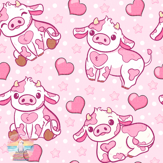 Farm pink cow 4