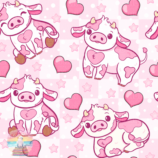 Farm pink cow 3