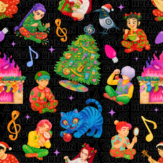 Christmas K-pop black