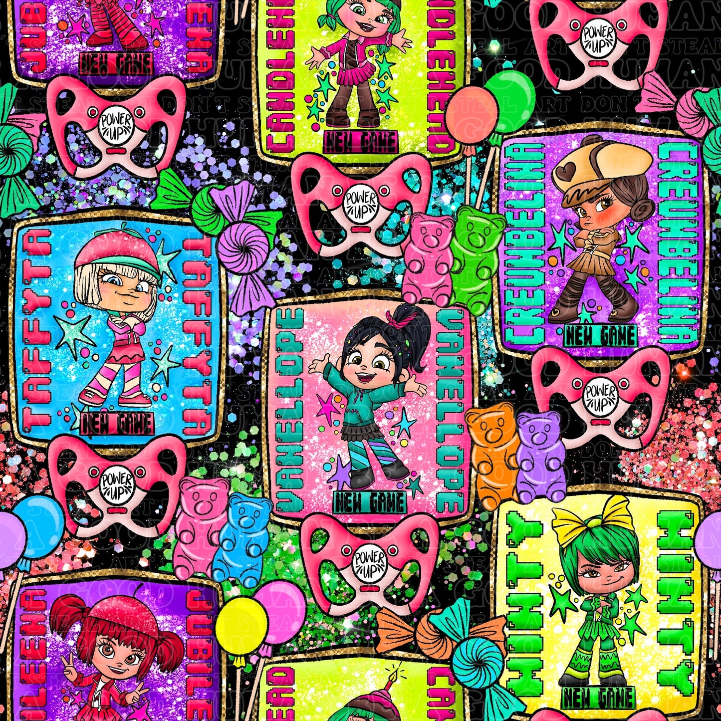 Bright Sugar Rush Wreck it Ralph mash up