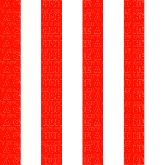 Christmas red/white stripes