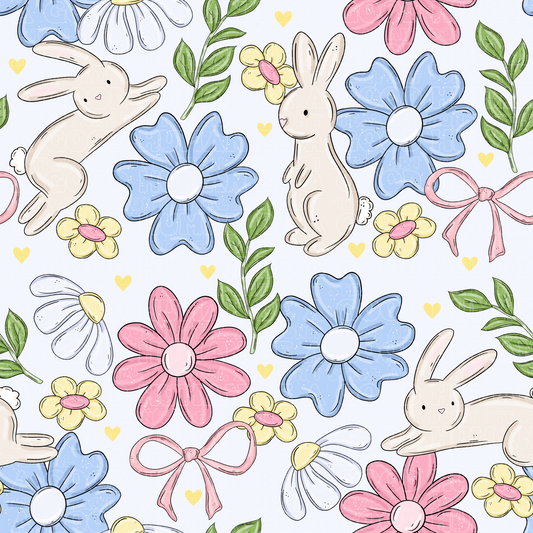 Florals 27 bunnies