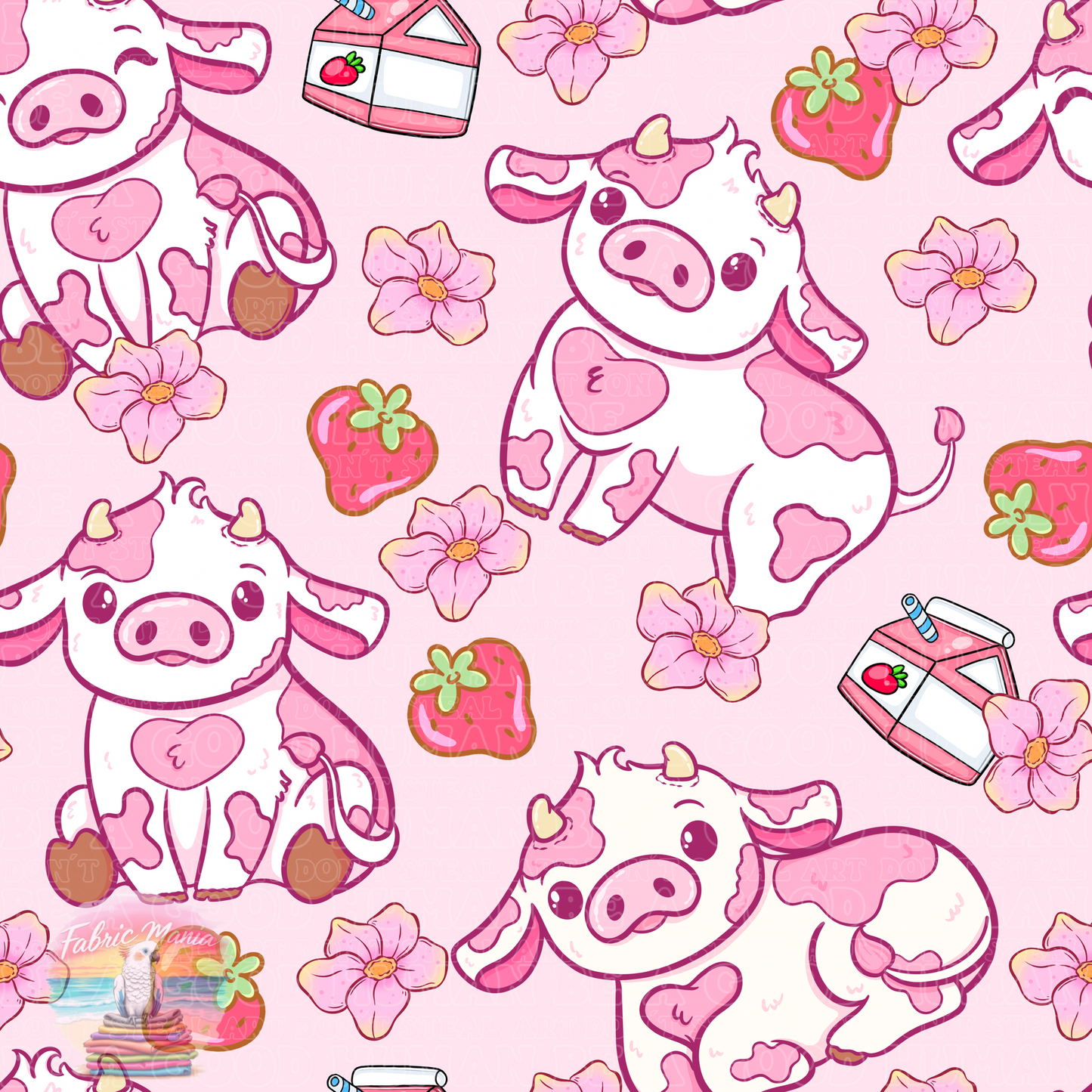 Farm strawberry cow 2