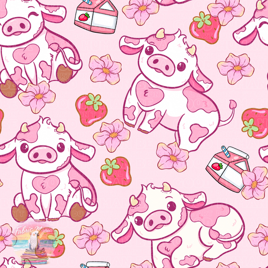 Farm strawberry cow 2