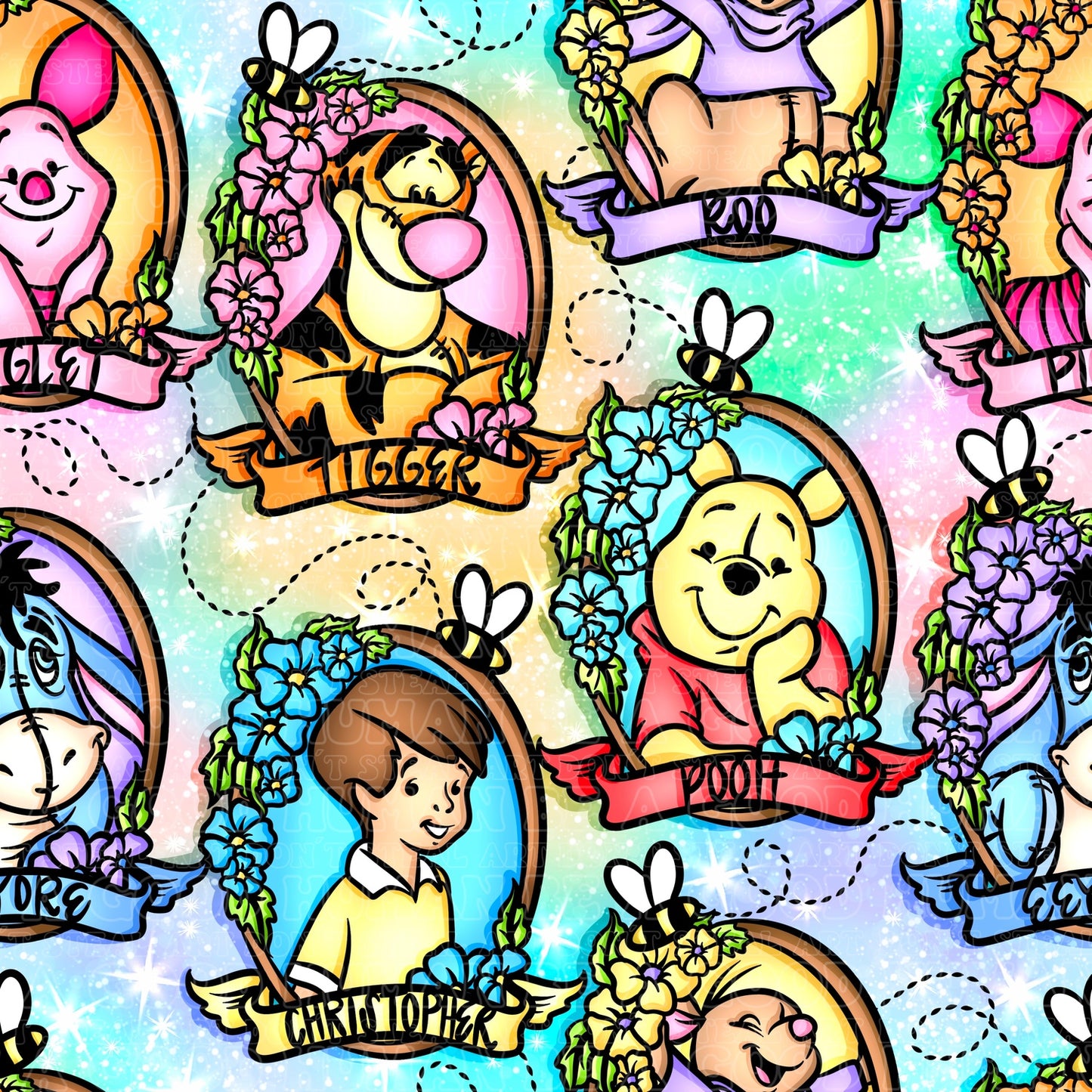 Bright Pooh and friends
