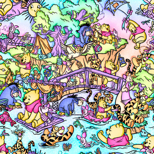 Bright Pooh summertime