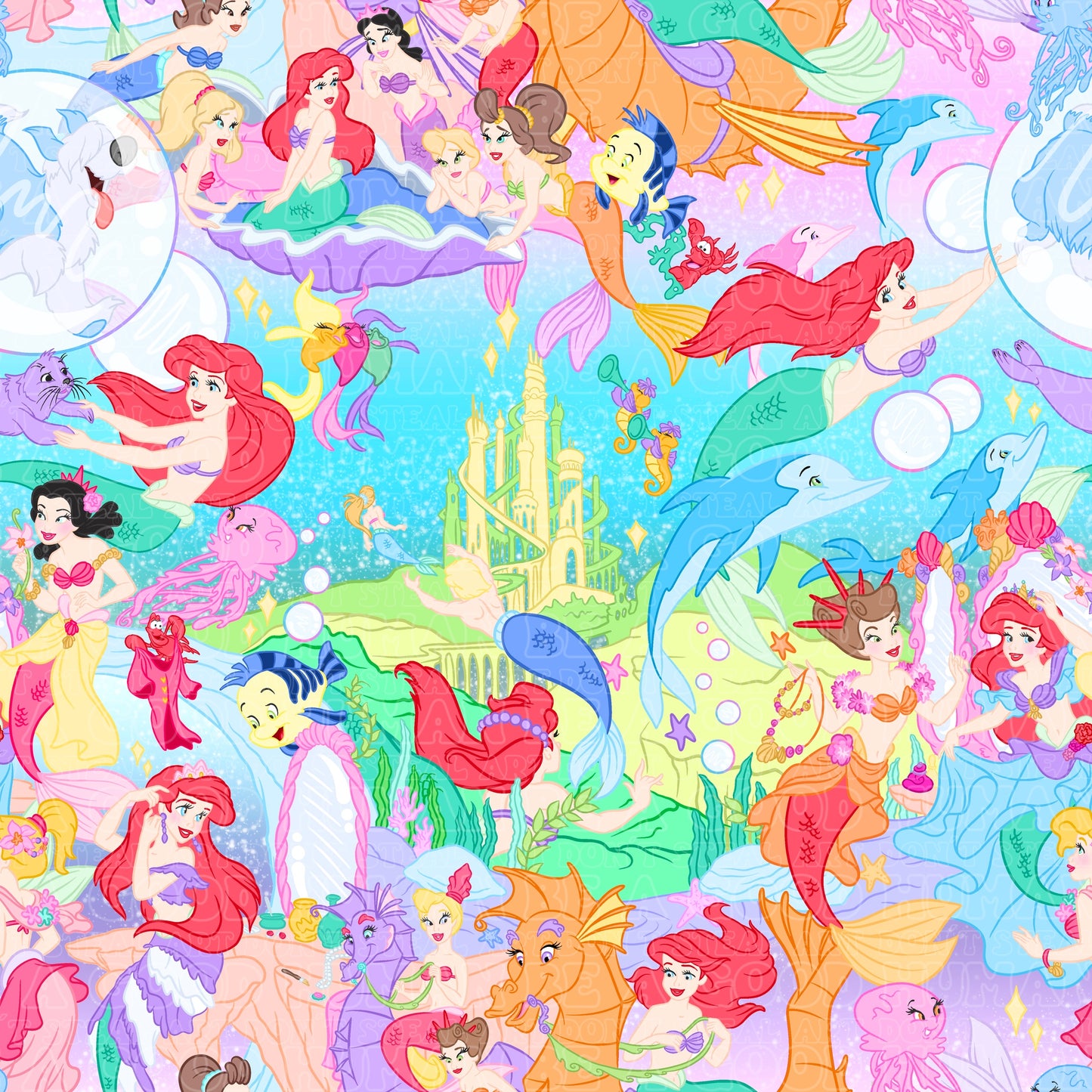 Bright Little Mermaid Ariel 2