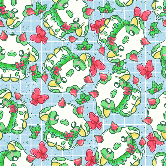 Christmas cute cows