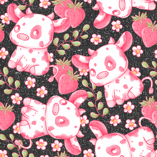 Farm animals strawberry cows 6