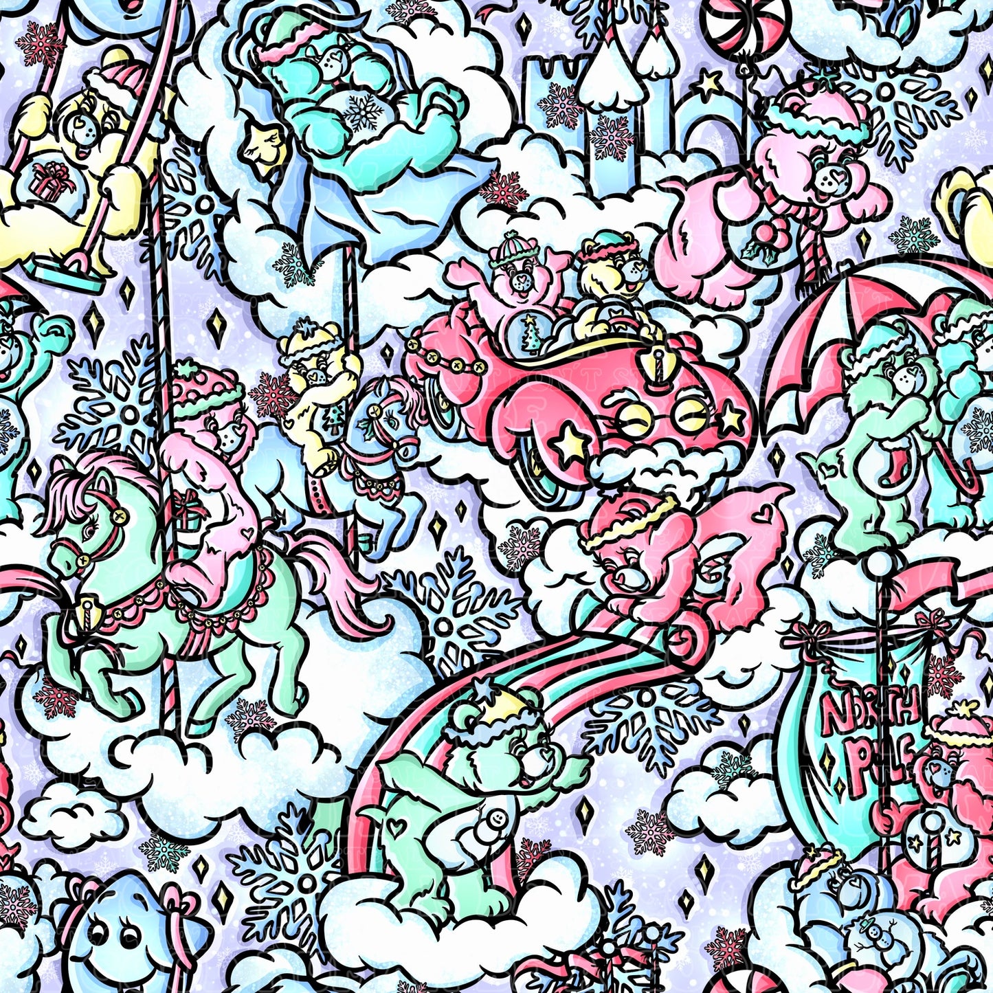 Christmas Care Bears