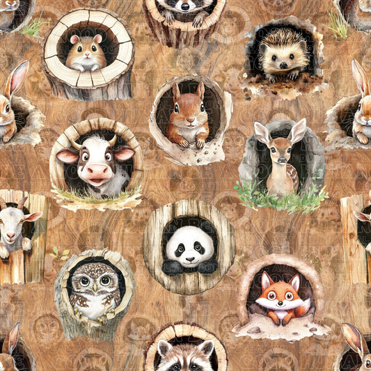 Animals woodland