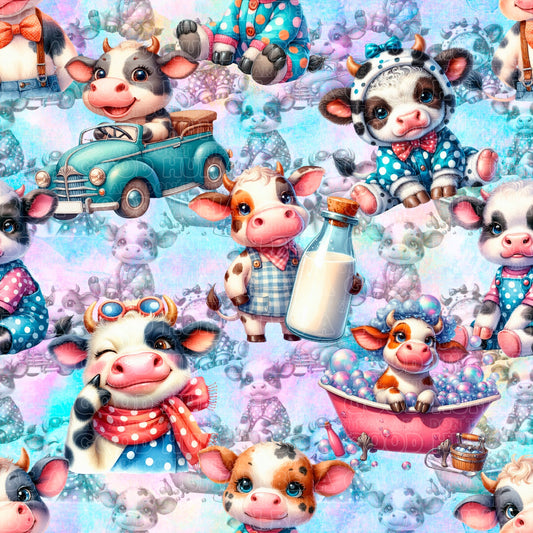 Farm animals sweet cows