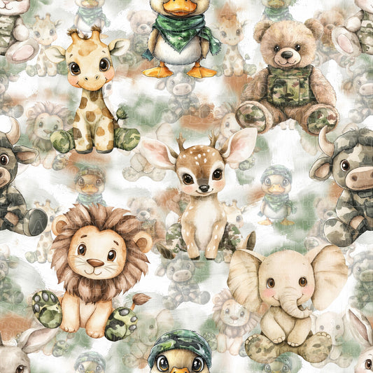 Animals baby military