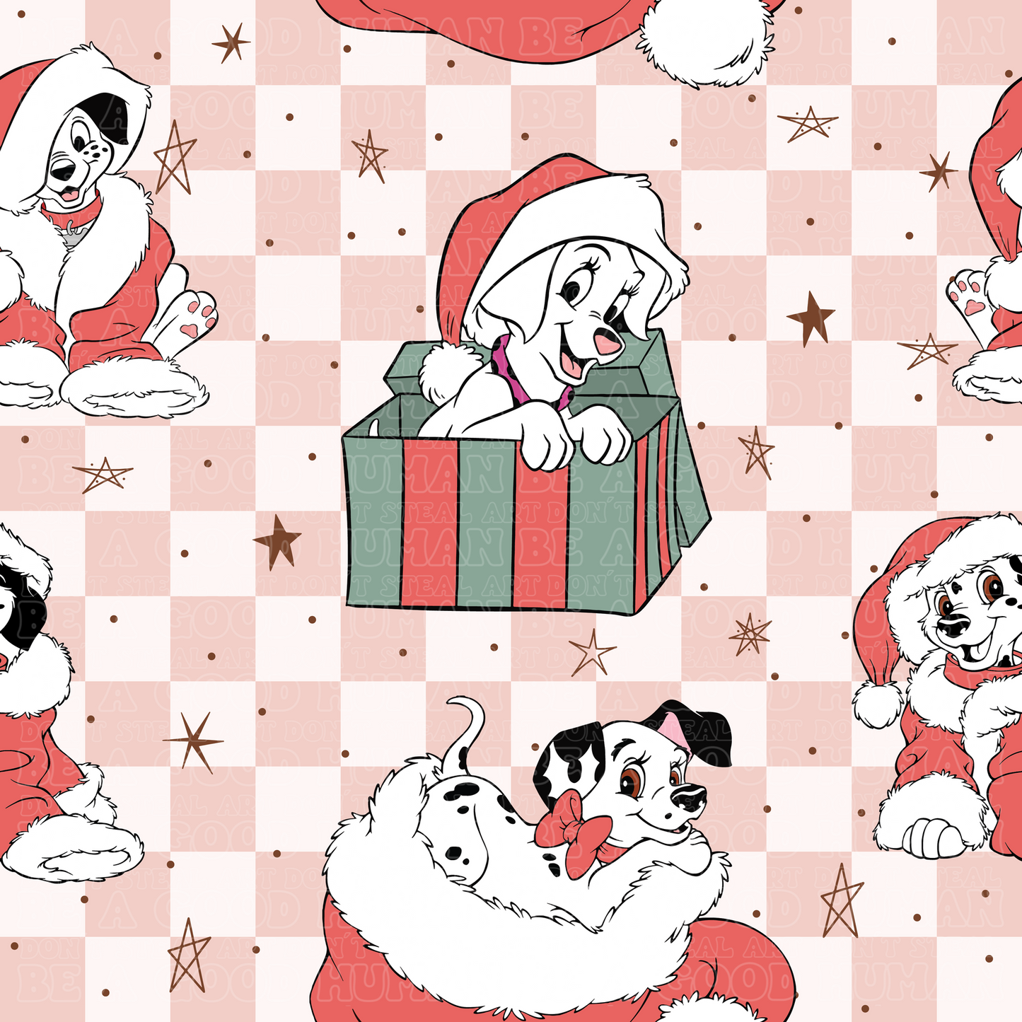 Christmas dalmatians