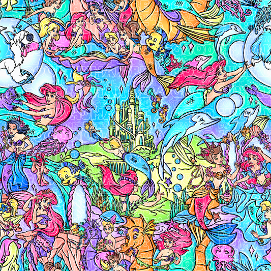 Bright Little Mermaid Ariel