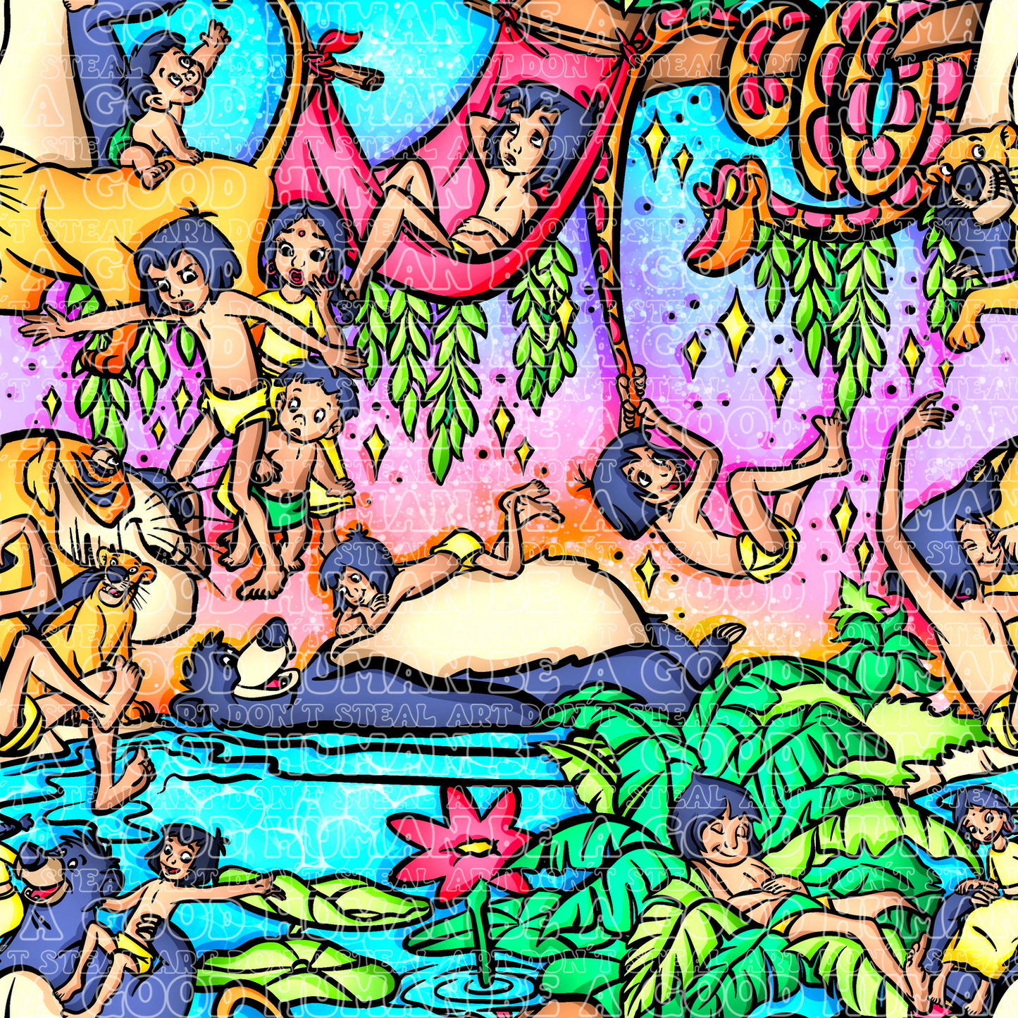 Bright Jungle Book