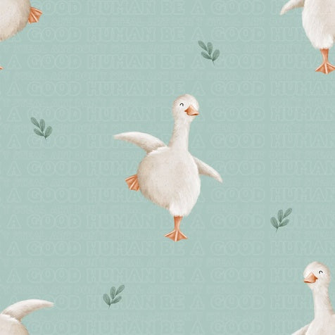Farm animals goose mint